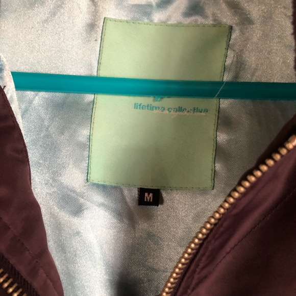 Lifetime Collective Satin Bomber Jacket - Picture 2 of 6